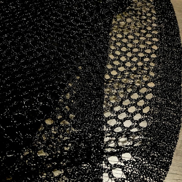 Zara Black mesh net dress - Picture 4 of 6